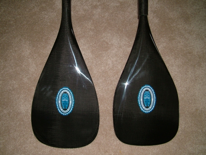 SUP  Polished Carbon paddles image 3