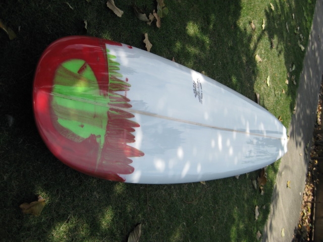longboard, brand new, 5 fin image 1