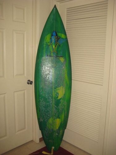 Custom Shaped Kimo Greene shortboard image 1