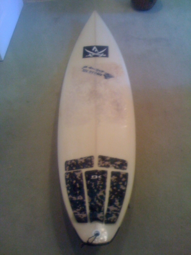 6'1" Chris Freed shortboard with future fins image 1