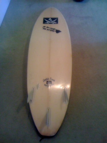 6'1" Chris Freed shortboard with future fins image 2