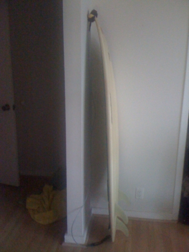 electric blue surfboard image 1