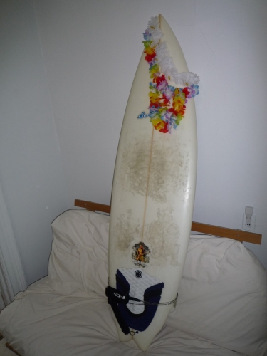 Chris Birch 6'0 tail fish 4 fins surf board  image 3