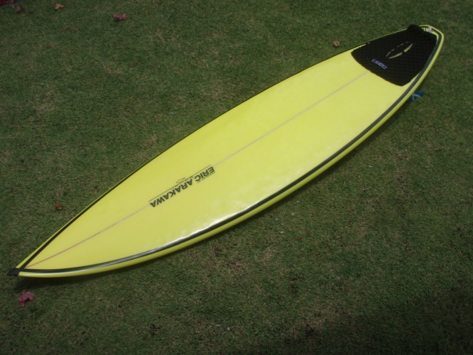 Eric Arakawa 6' 6" Yellow Shortboard with extras - $240/obo Hawaii Kai image 1