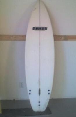 6'2 RAT SURFBOARD (great condition!) image 2